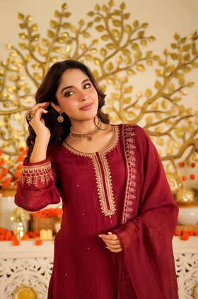 Garnet Grace Ensemble Suit Set