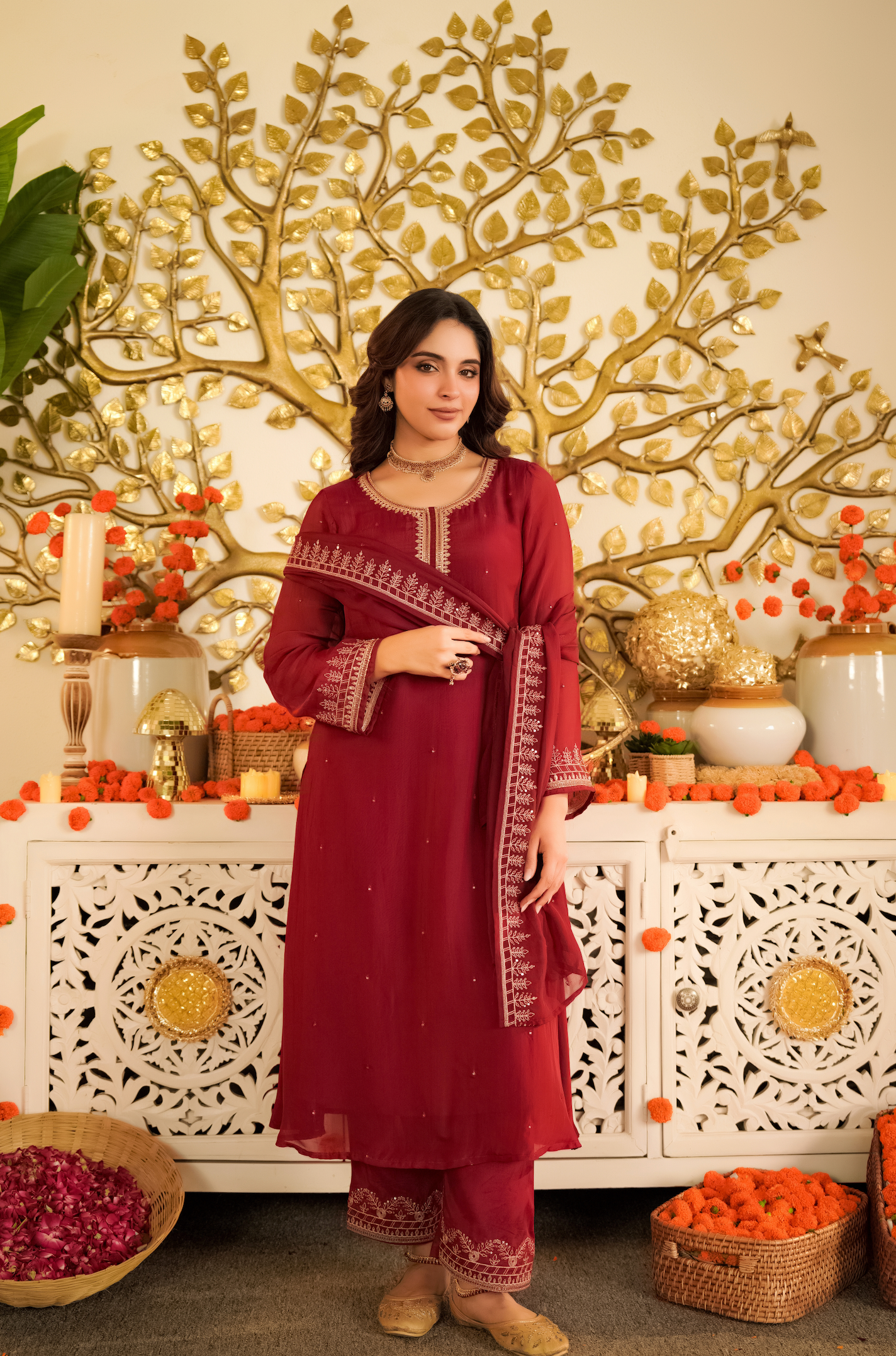 Garnet Grace Ensemble Suit Set