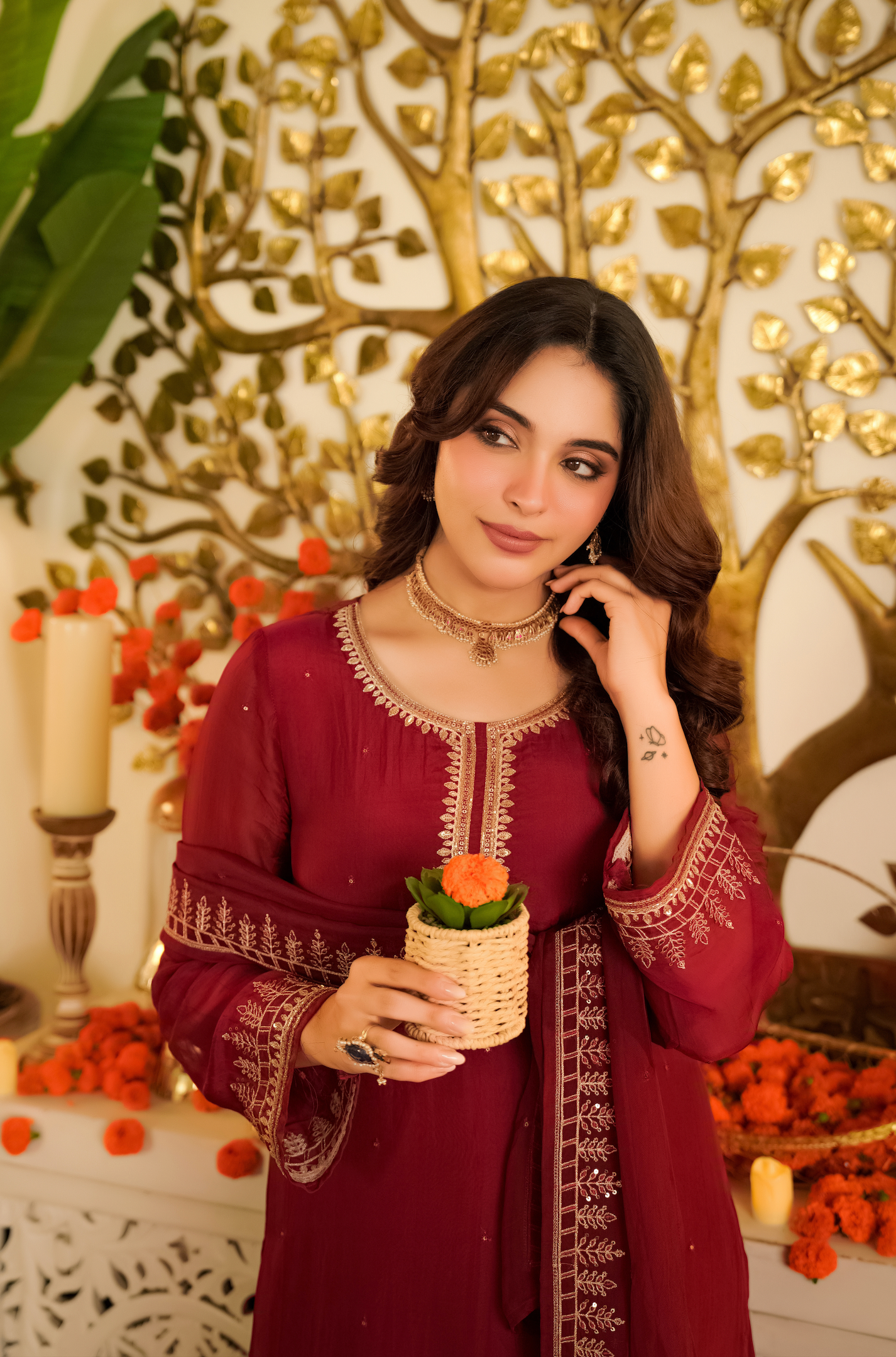 Garnet Grace Ensemble Suit Set