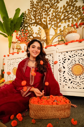 Garnet Grace Ensemble Suit Set