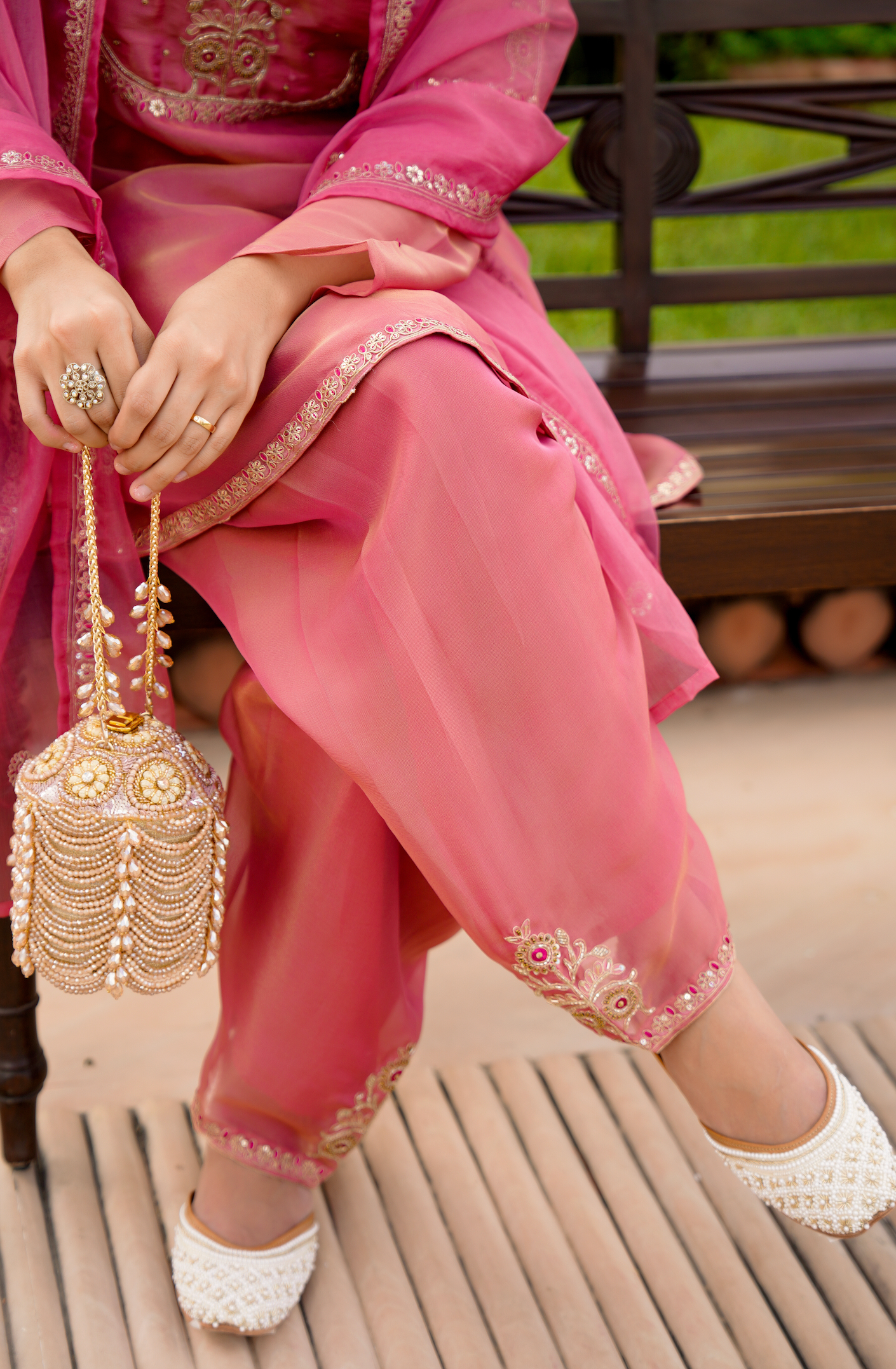 Rose Blush Swiss Tissue Suit Set