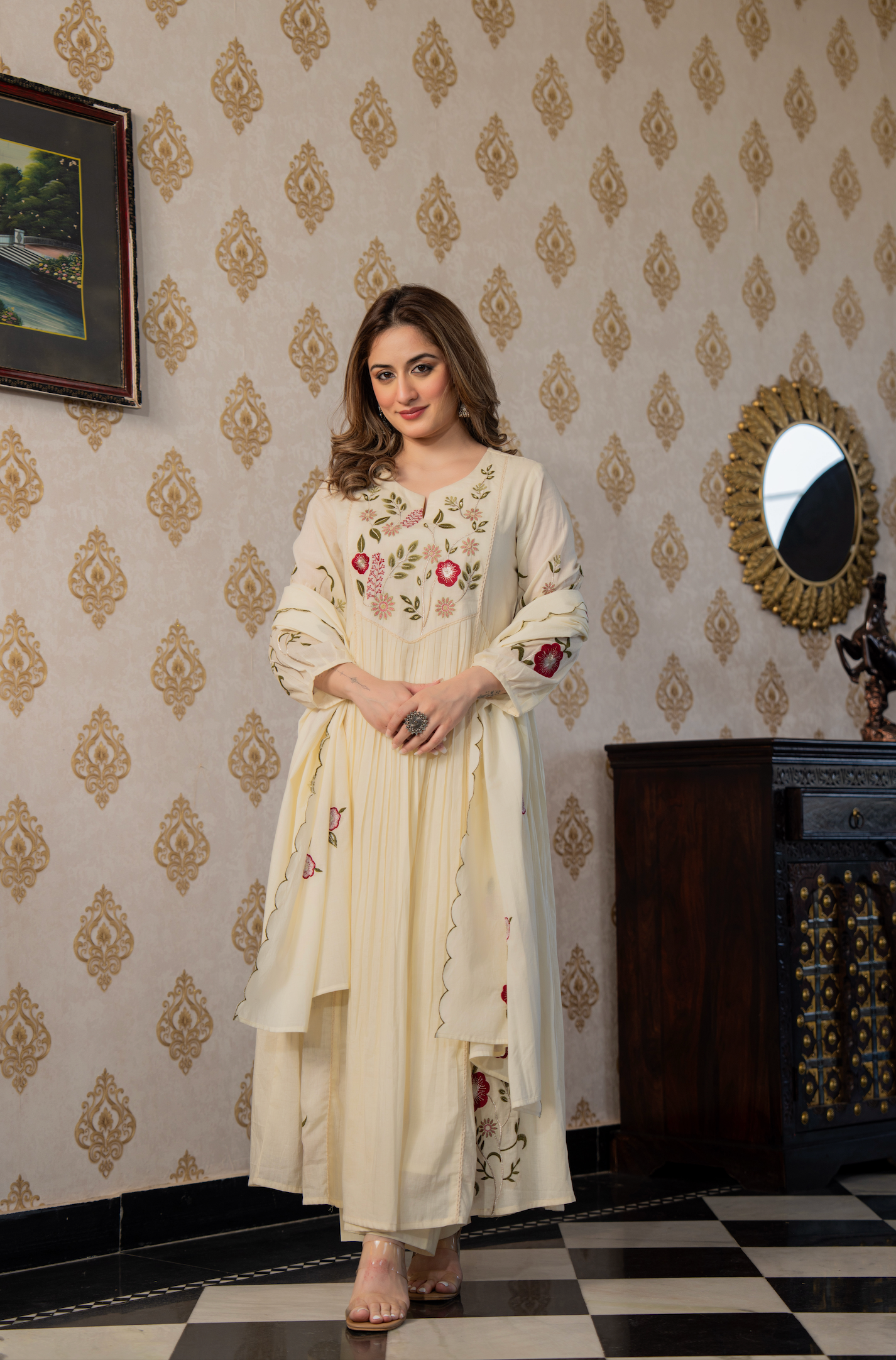 Ivory Whisper Suit Set