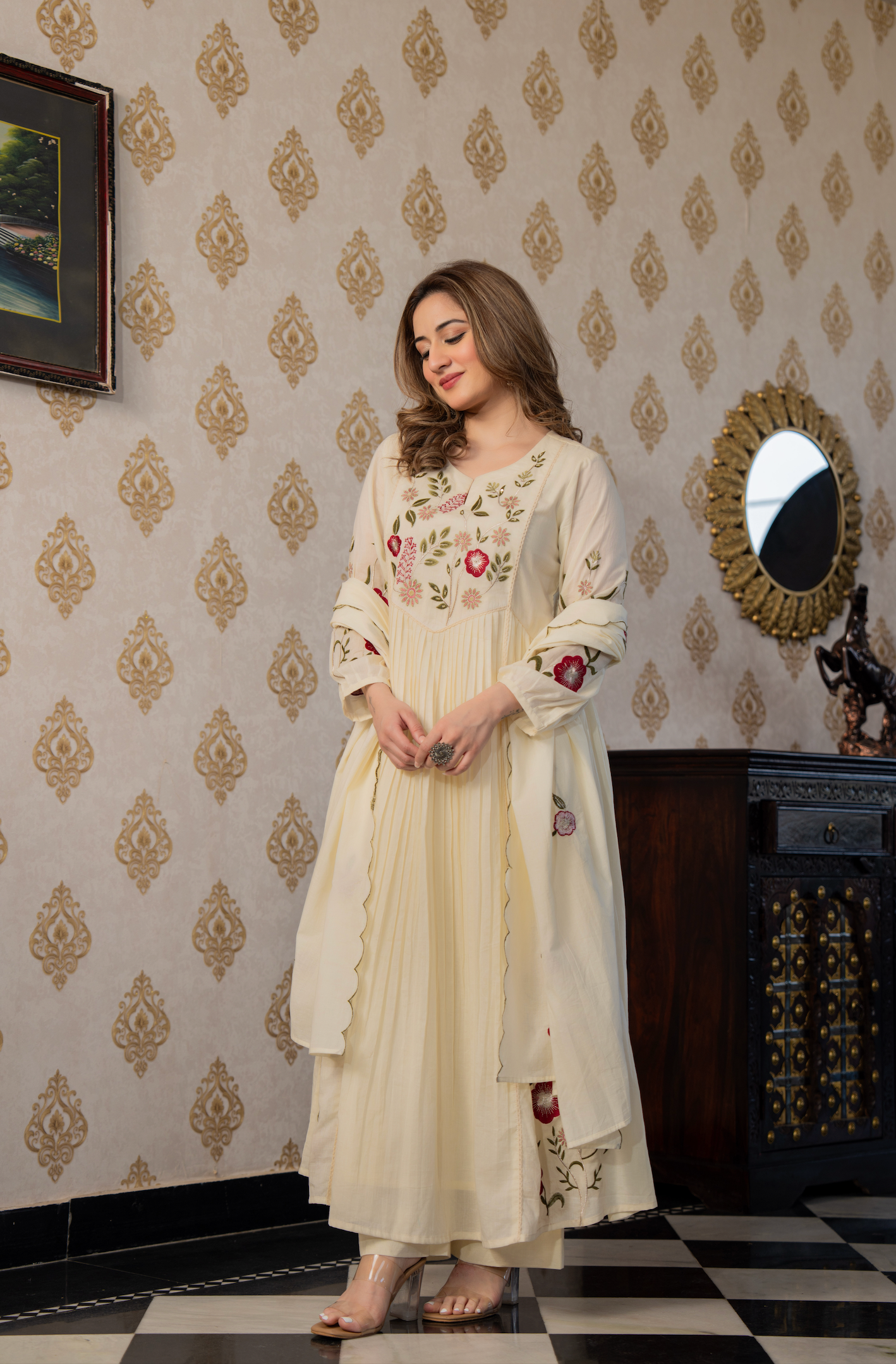 Ivory Whisper Suit Set