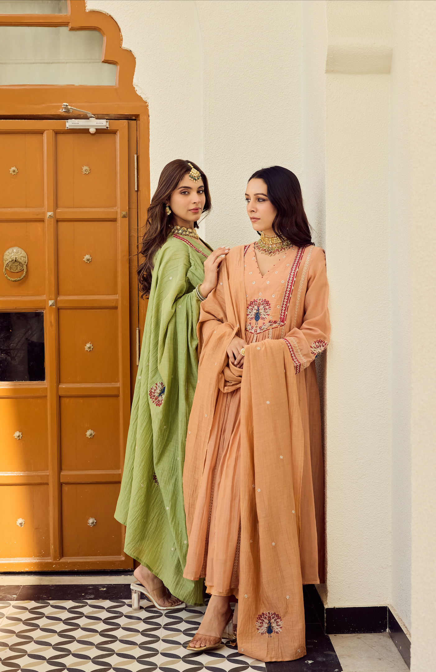 Pista Grace Embroidered Suit Set