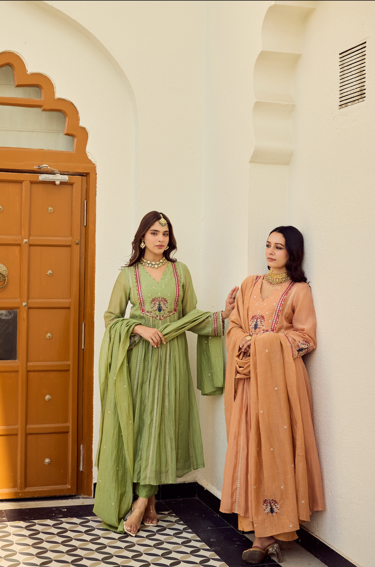 Pista Grace Embroidered Suit Set