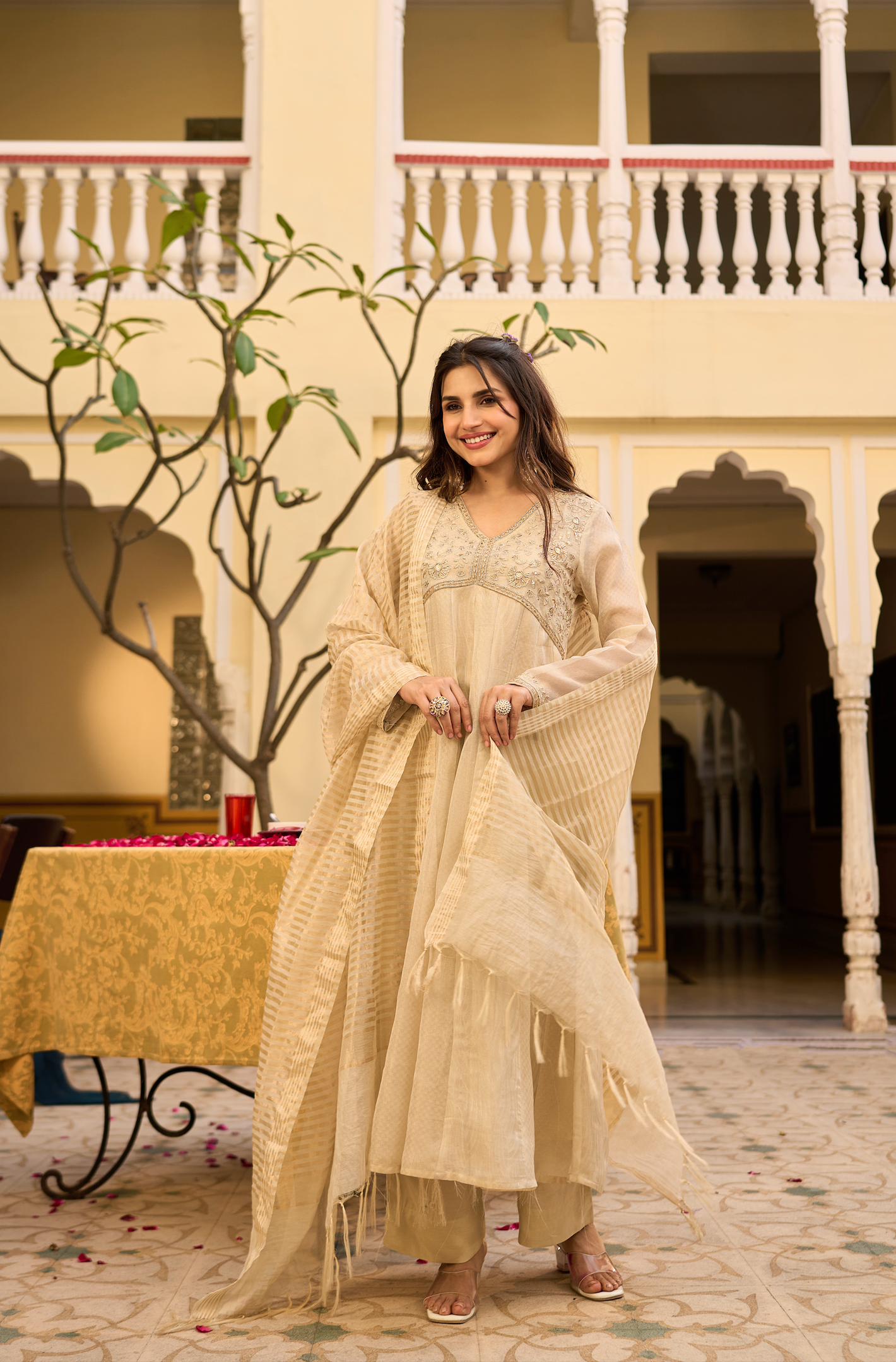 Golden Whisper Noor Suit Set