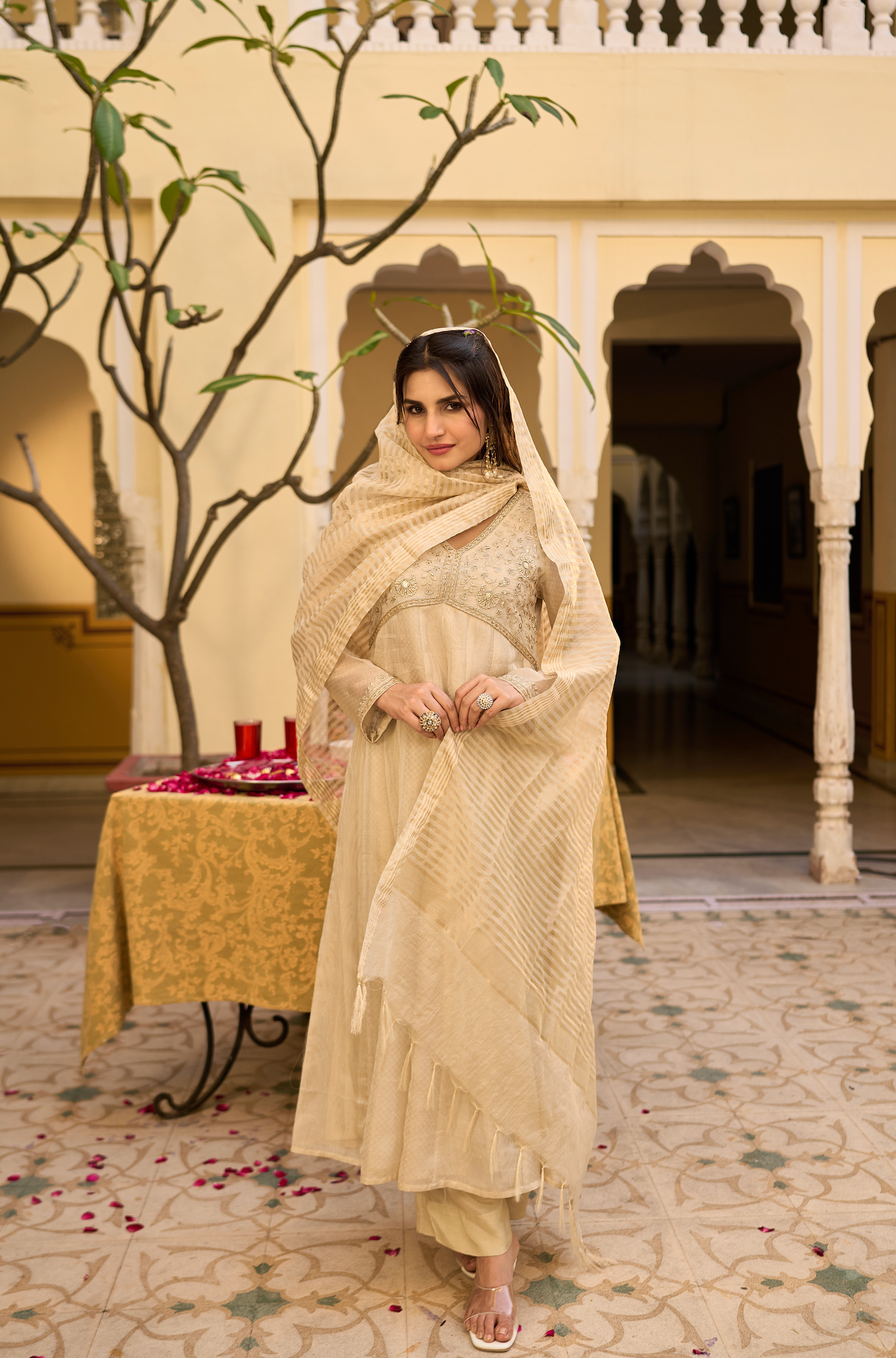 Golden Whisper Noor Suit Set