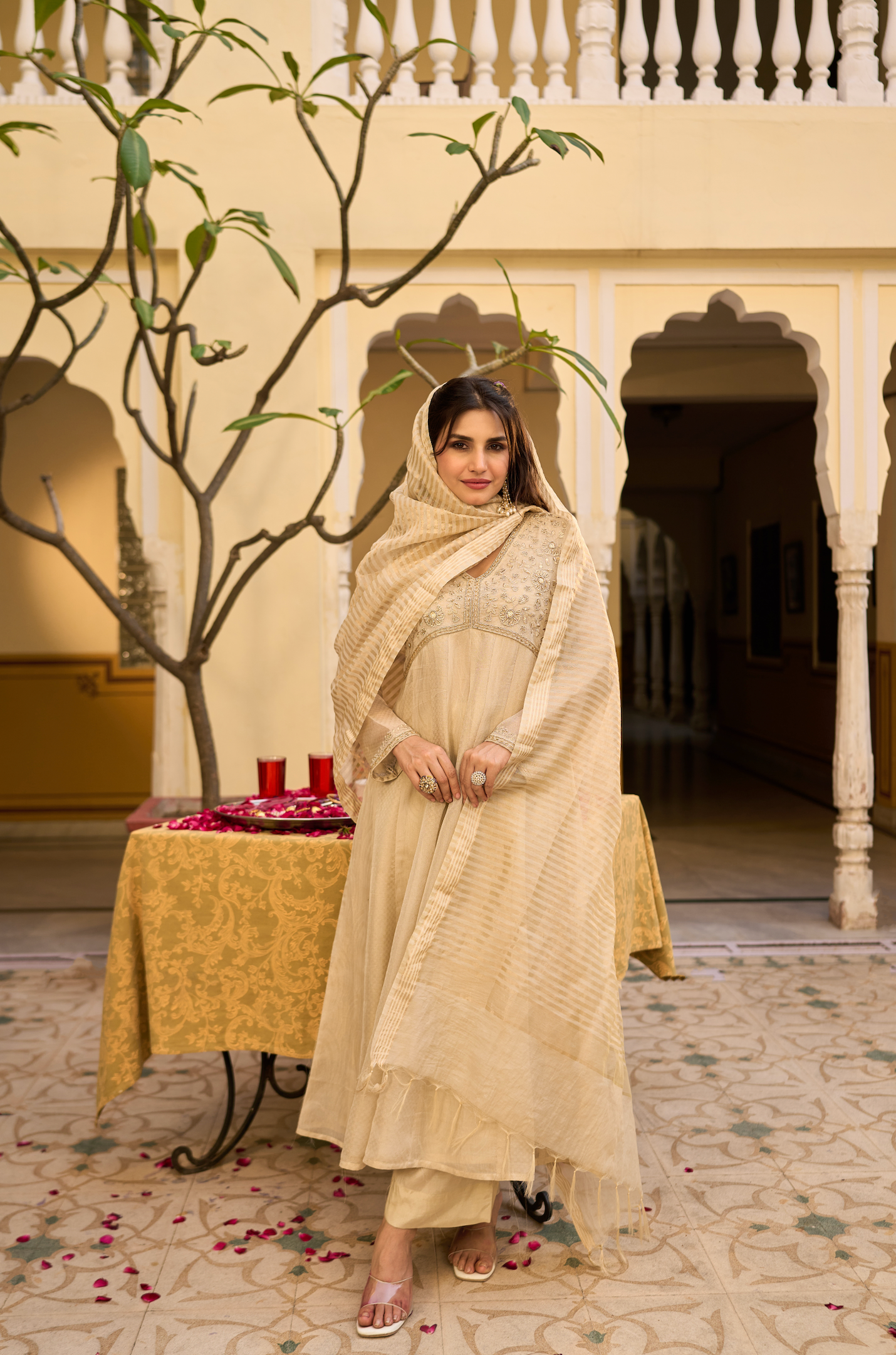 Golden Whisper Noor Suit Set