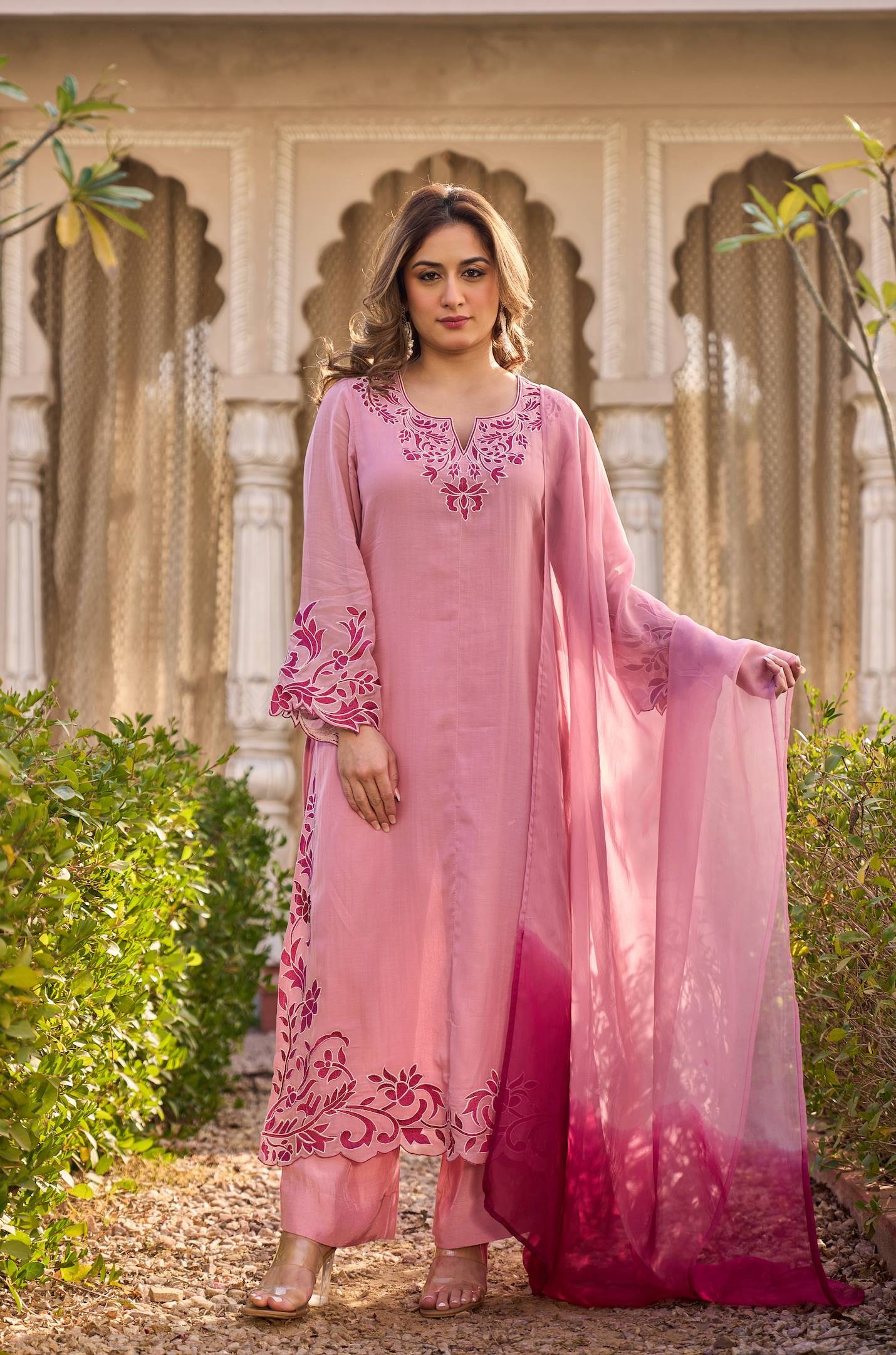 Rosewood Bloom Suit Set