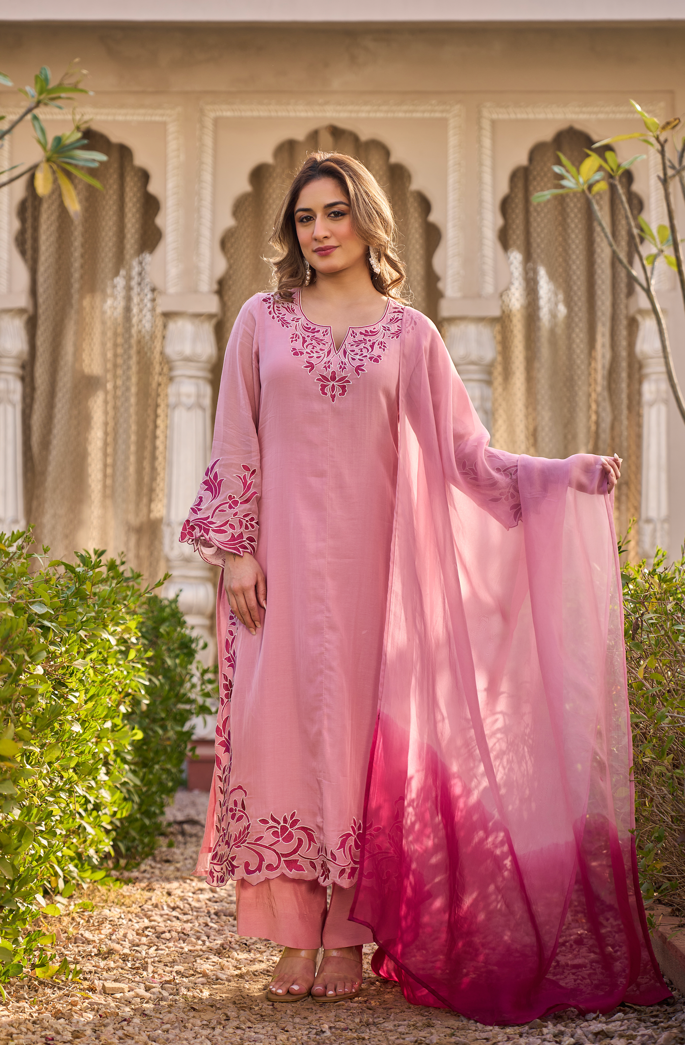 Rosewood Bloom Suit Set