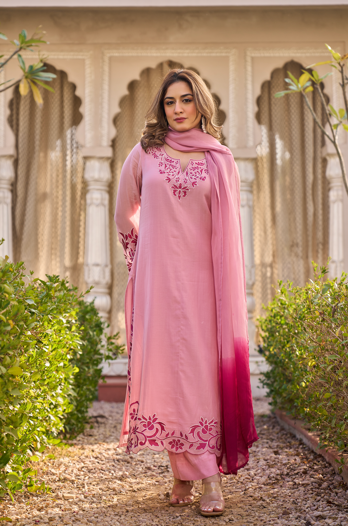 Rosewood Bloom Suit Set