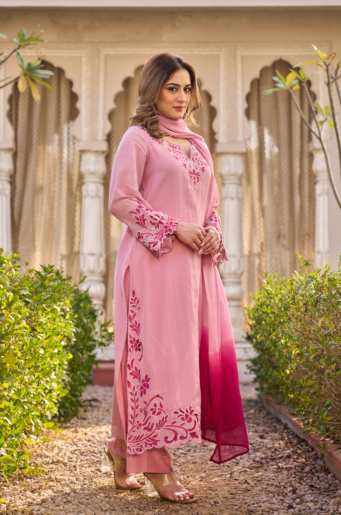 Rosewood Bloom Suit Set