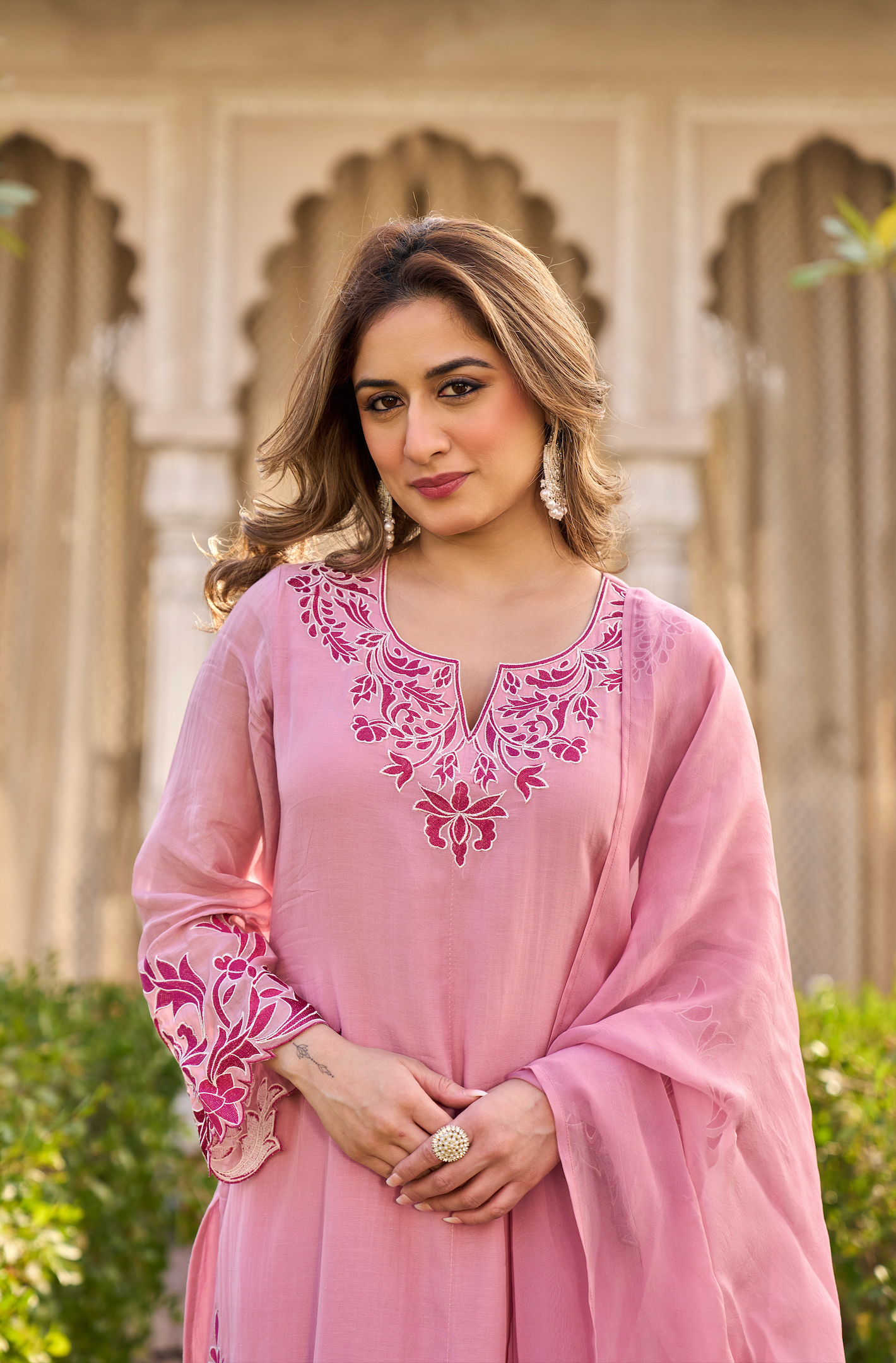 Rosewood Bloom Suit Set