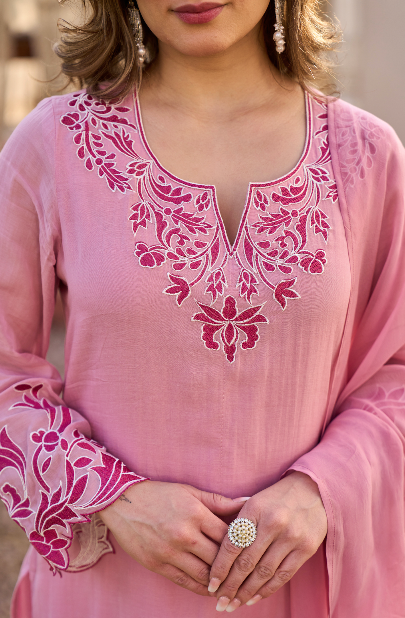 Rosewood Bloom Suit Set