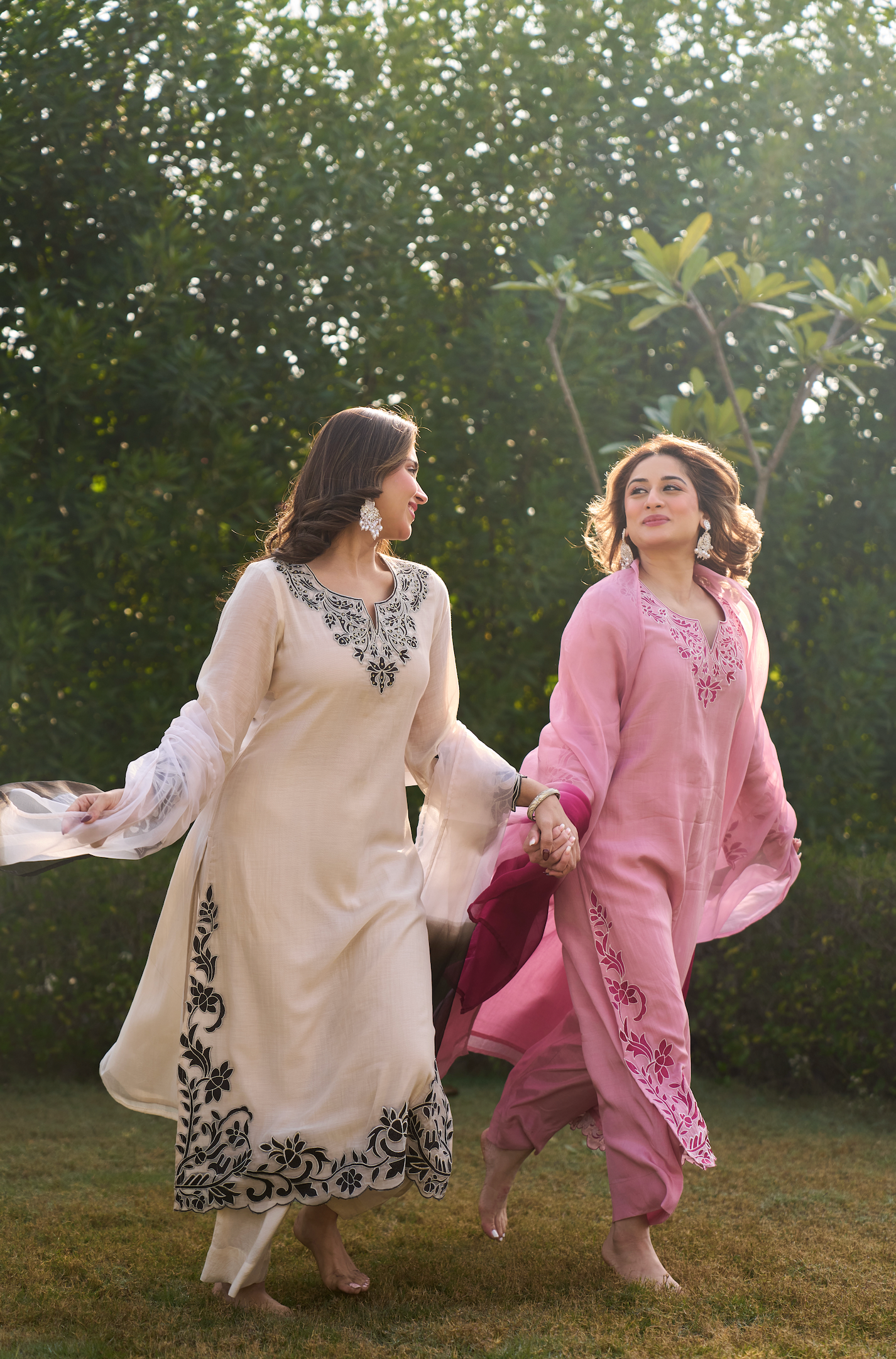 Ivory Shadow Ensemble Suit Set