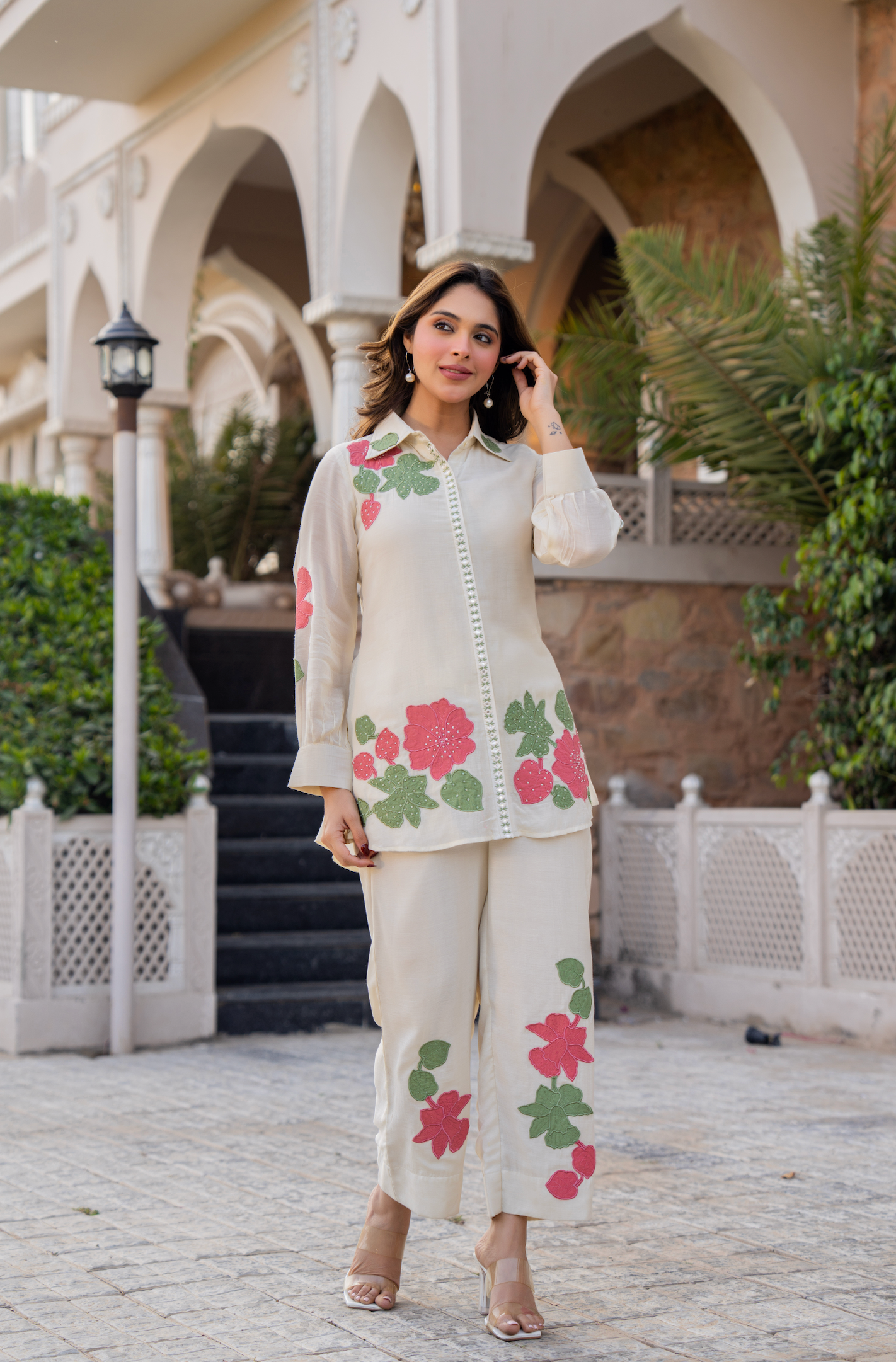 Ivory Blossom Co-ord Set