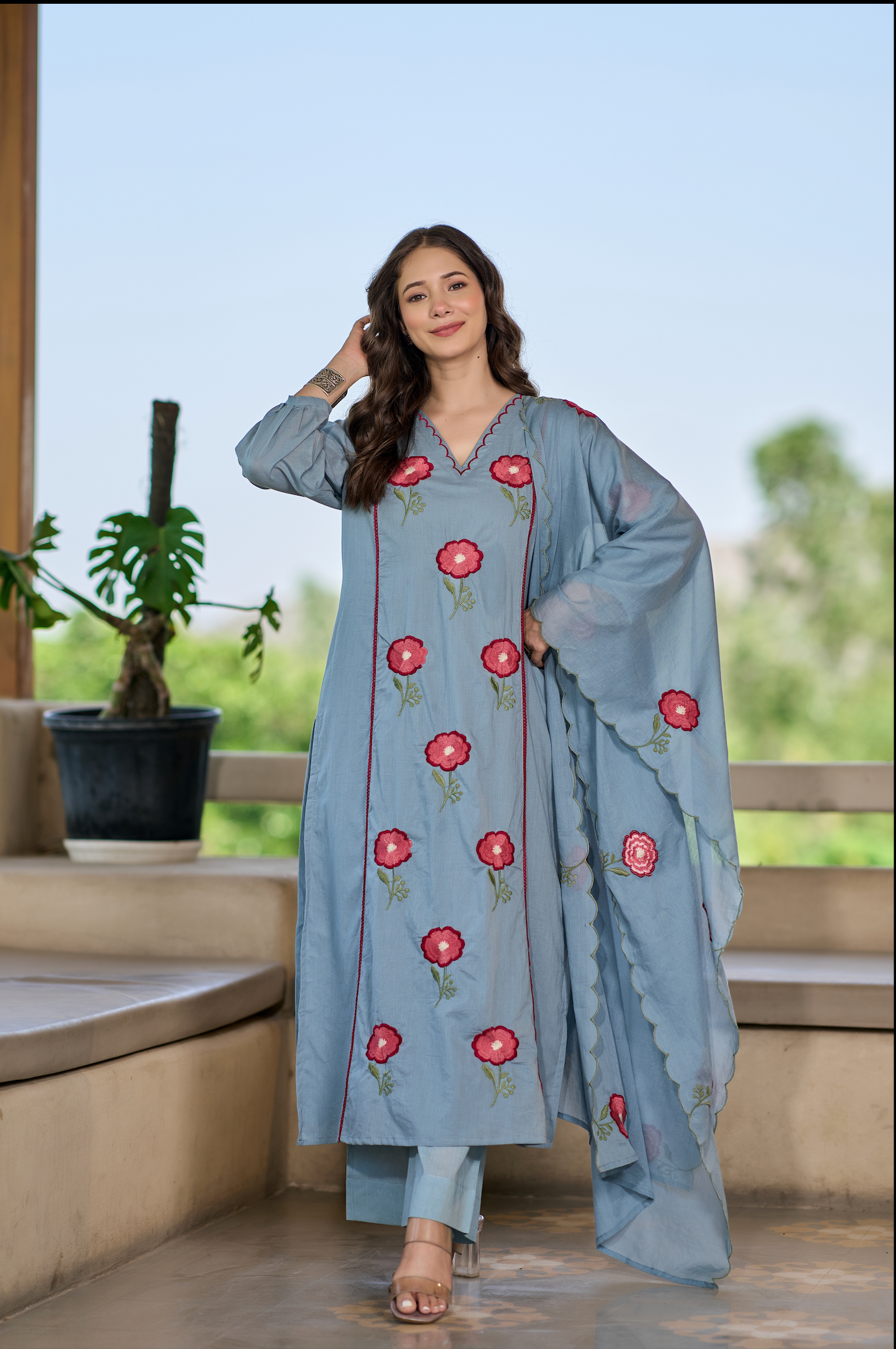 Blossom Sky Suit Set