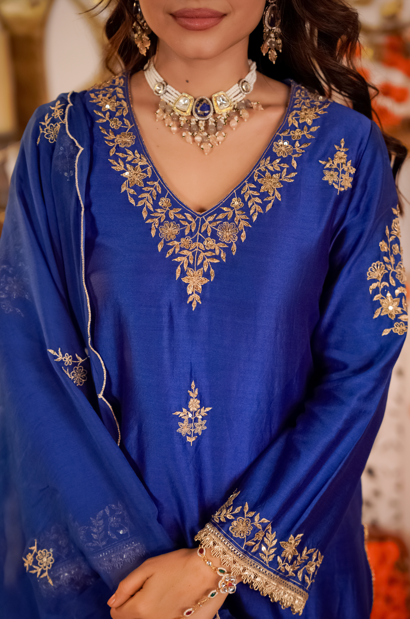 Royal Sapphire Kurta Set