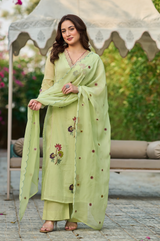 Pistachio Green Kurta  Set