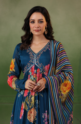Blue Orchid Chinon Suit Set