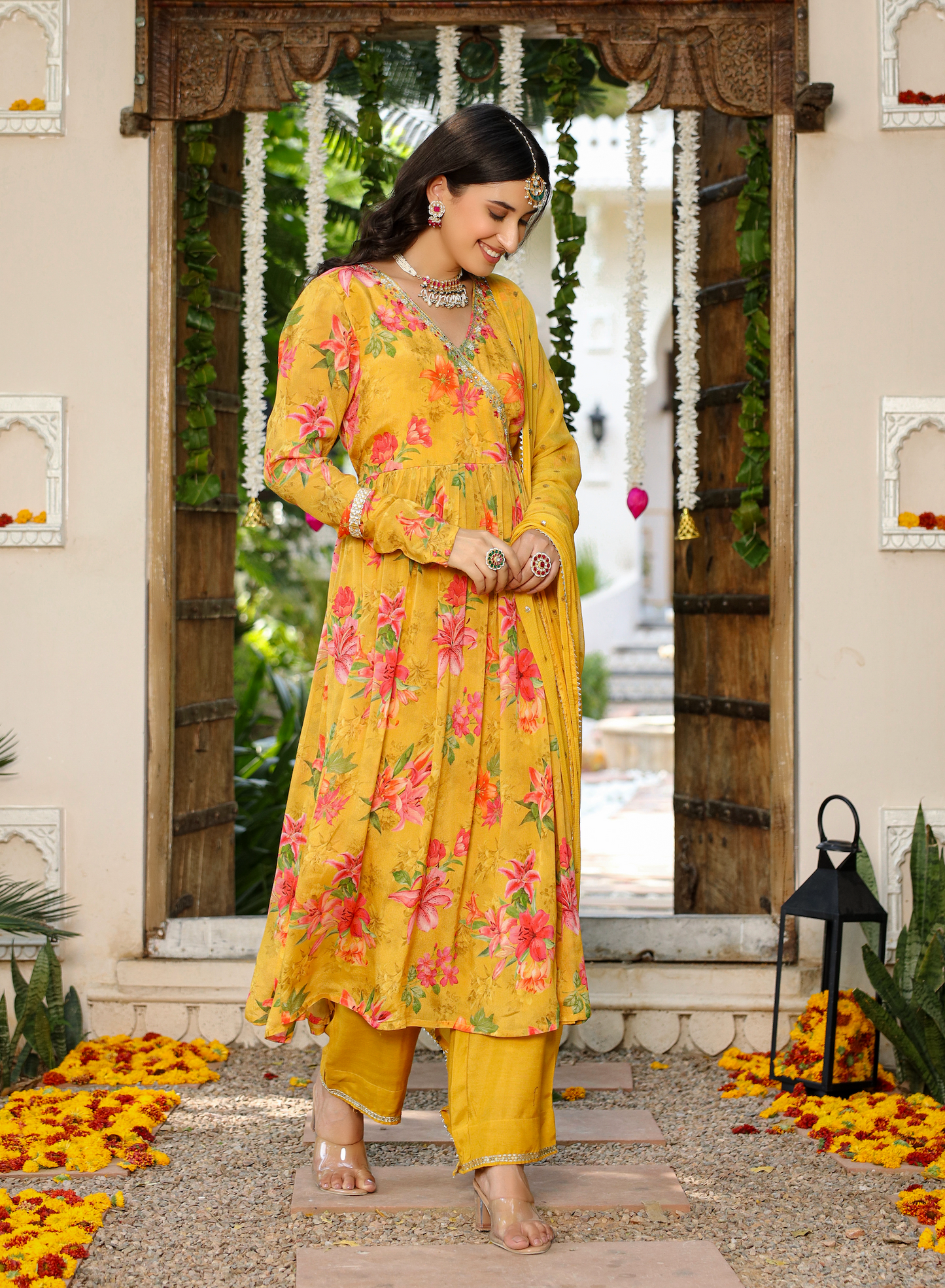 Mustard Yellow Suit Set