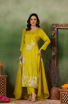 Luxury Mustard Suit set