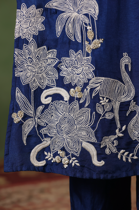 Luxury Blue Suit Set