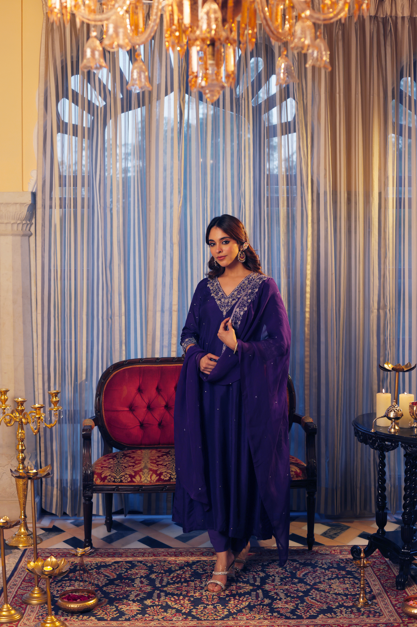Luxury Purple Suit Set