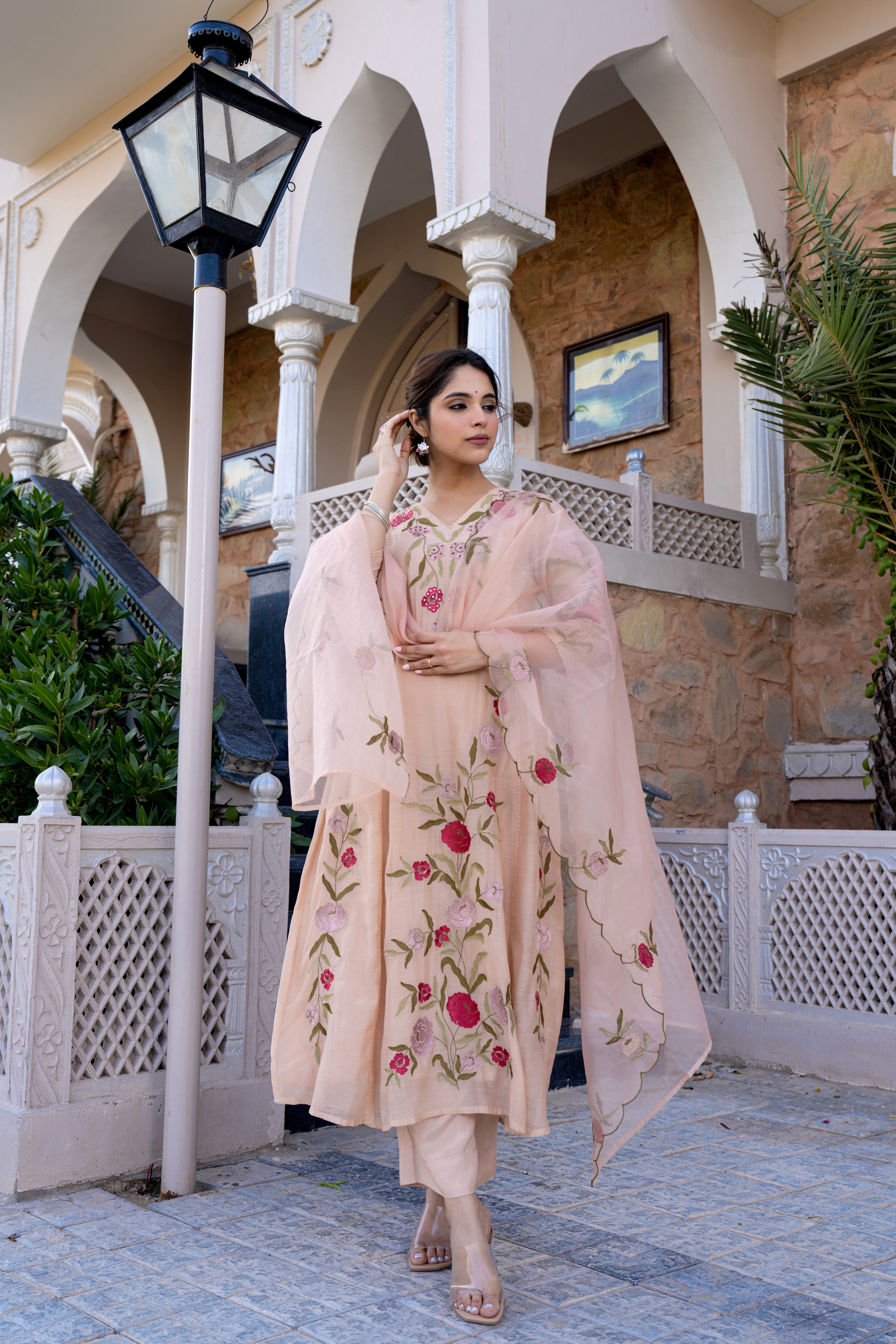 Rosabelle Chanderi Suit Set